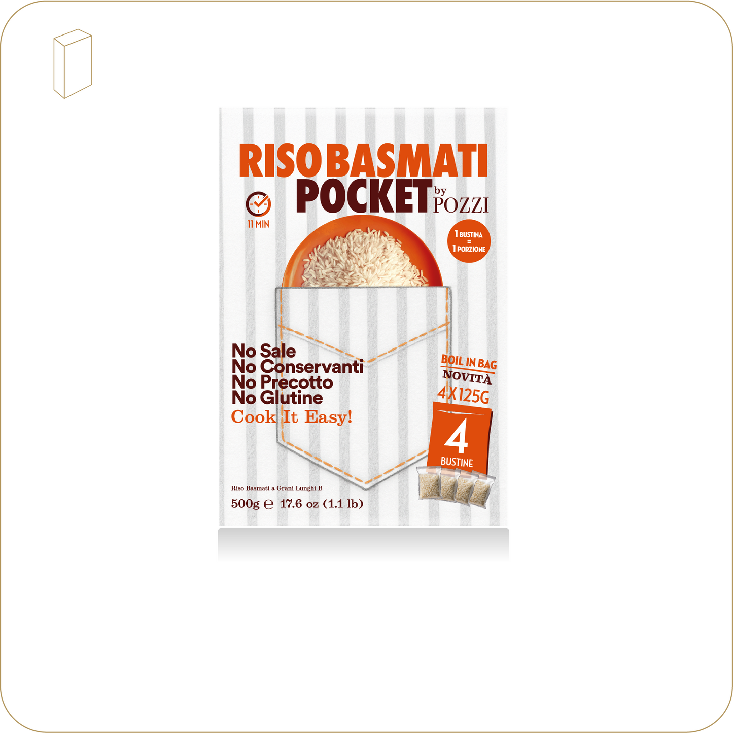 Riso Basmati Pocket by Pozzi