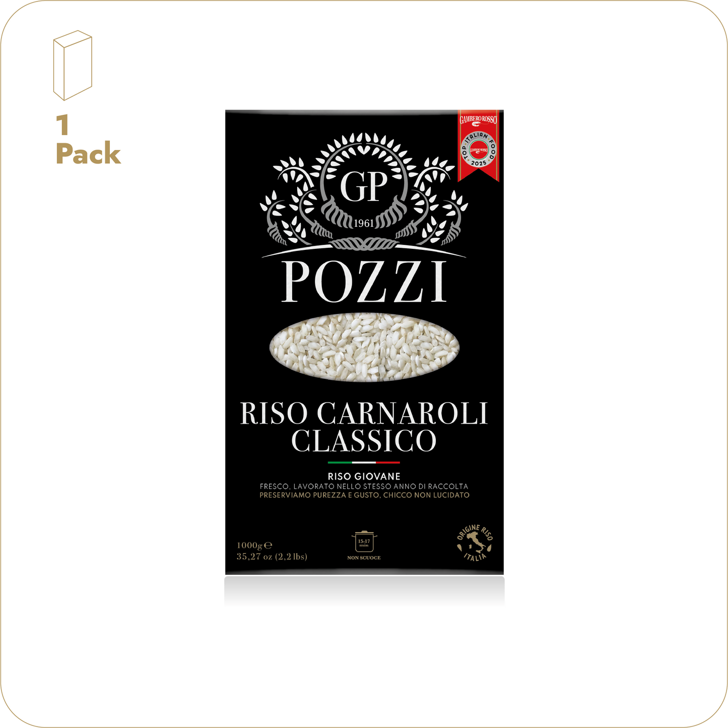 Riso Carnaroli Classico” 1kg di riso