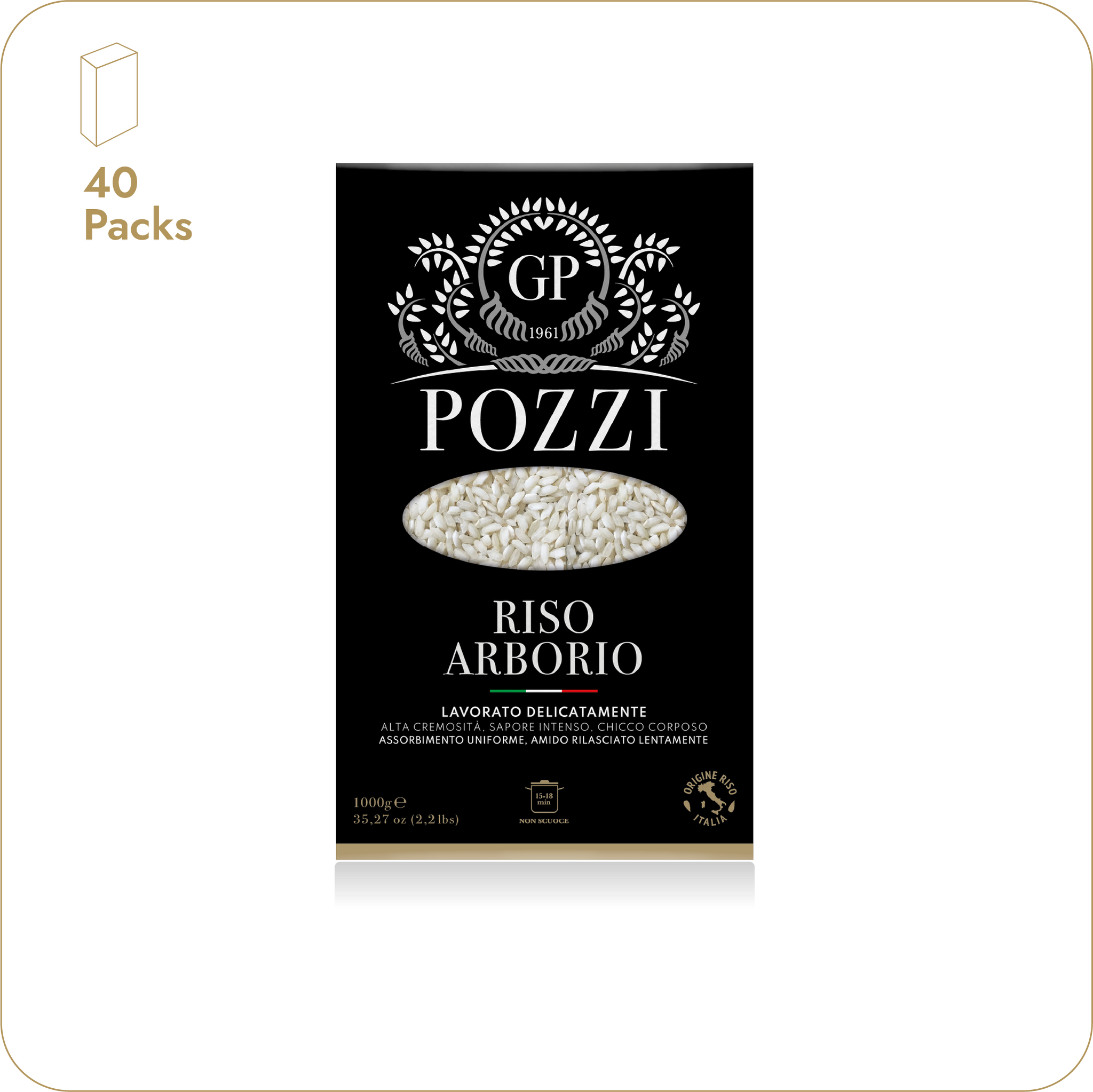 RISO ARBORIO” 40kg di riso